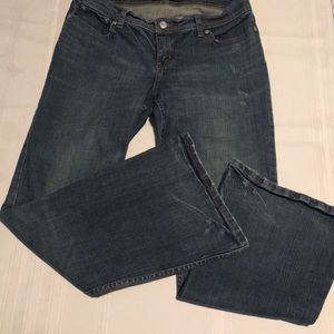 London Jeans mid-rise, flare leg size 10